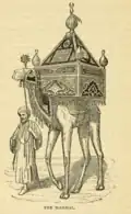 Schematische Zeichnung eines Mahmal in Lanes An Account of the Manners and Customs of the Modern Egyptians