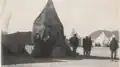 Ägyptischer Mahmal in Alltagsbespannung um 1905