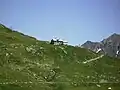 Hütte von Westen
