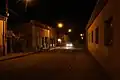 Abendliche Straße in Maimará