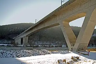 Maintalbrücke Gemünden, Rahmenbrücke
