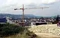 Bauzustand Anfang September 1986