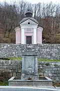 Carskog vrila mit der Michaelskapelle