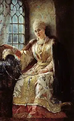 Konstantin Makowski, Bojarin am Fenster