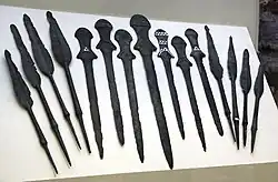 Schwerter und Speerspitzen im Museum Malatya