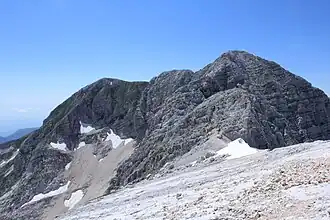 Visoki Kanin (rechts) und Mali Kanin