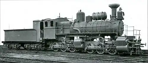 Russische Mallet-Lokomotive