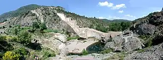 Ruinen der Barrage de Malpasset
