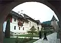 Die Wohnungen der Mönche im inneren Hof