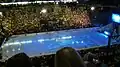 Die Arena mit Eisfläche