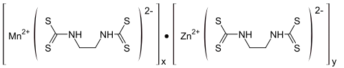 Struktur von Mancozeb