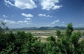 Das Mandara-Gebirge bei Yola in Nigeria