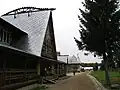 Einige Häuser in Mandrogi