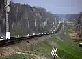 Bahnstrecke bei Manewytschi