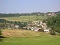 Ortslage Mannebach, im Hintergrund der Ortsteil Kümmern
