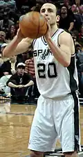 Manu Ginóbili, Olympiasieger im Basketball 2004 und Bronzemedaille 2008