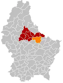 Karte der Ernztalgemeinde