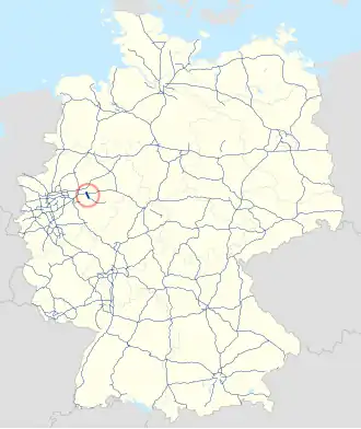 Verlauf der A 445