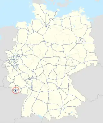Verlauf der A 623
