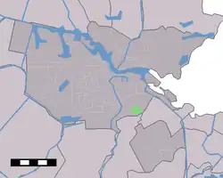 Lage des Stadtviertels Betondorp in Amsterdam