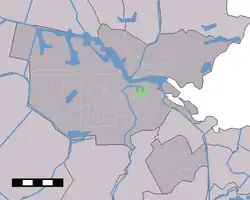 Lage des Stadtviertels Oostelijke Eilanden in Amsterdam