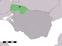 Lage von Lewedorp in der Gemeinde Borsele