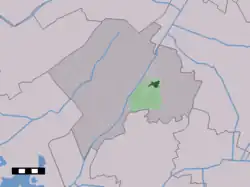 Lage von Dwingeloo in der Gemeinde Westerveld