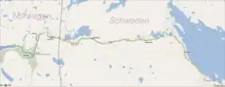 Karte des Wanderweges