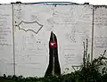 Illustration an der nördlichen Mauer