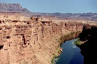 Der Kaibab Limestone im Marble Canyon