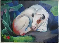 Franz Marc: Der Stier, 1911, im Almanach Abbildung Nr.&nbsp;97