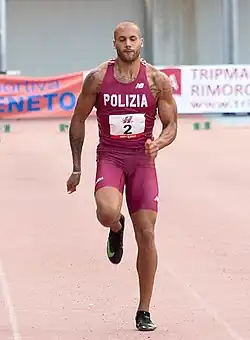 Marcell Jacobs Rang sieben in 10,20&nbsp;s