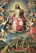 Christus in der Glorie und Mystische Kelter, um 1571, Vatikanische Pinakothek, Rom