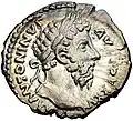 Denarius von Marco Aurelio gefunden in Lierna