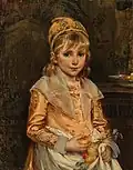 Ein Mädchen mit Äpfeln (1884)