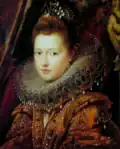 Porträt der Prinzessin Margherita Gonzaga (1564–1618). Museo del Palazzo Ducale