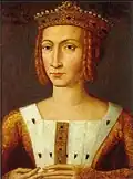 Porträt der burgundischen Herzogin Margarete&nbsp;III. (1350–1405)