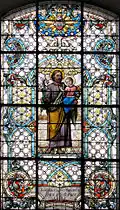 „Heiliger Joseph mit Kind“, gewidmet von Ferdinand und Amalia Edlinger (1894)