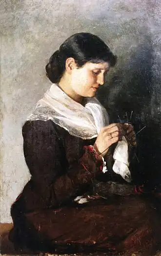 Porträt Vera Repin (Marianne von Werefkin)