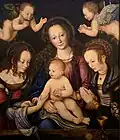 Lucas Cranach d.&nbsp;Ä. Marienaltarretabel, sogenannter Fürstenaltar, Mitteltafel