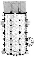 Grundriss der Kirche