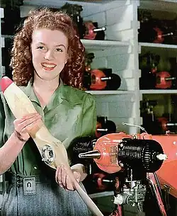 Marilyn Monroe (1944) (für das YANK-Magazin vorgesehenes, aber nicht verwendetes Bild)