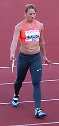 Marija Abakumowa – mit Bronze kam sie zu ihrer ersten Medaille bei einer bedeutenden internationalen Veranstaltung, nachdem ihr in den Jahren zuvor mehrere Medaillen und Titel wegen Dopingbetrugs aberkannt worden&nbsp;waren[1]