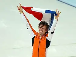 Mark Tuitert nach seinem Olympiasieg 2010