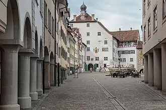 Marktgasse & fürstabtl. Hof