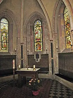 Chorpolygon der Markuskapelle in Altenberg, 1225