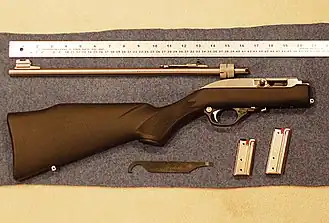 Marlin-Gewehr zerlegt
