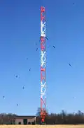 Sendemast der England-Antenne (2014 abgebaut)