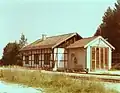 Lokschuppen Marquartstein im August 1975