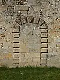 Zugemauerter Rundbogen